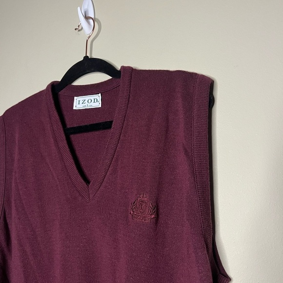 Vintage Izod Sweater Vest Made in USA - Picture 2 of 6